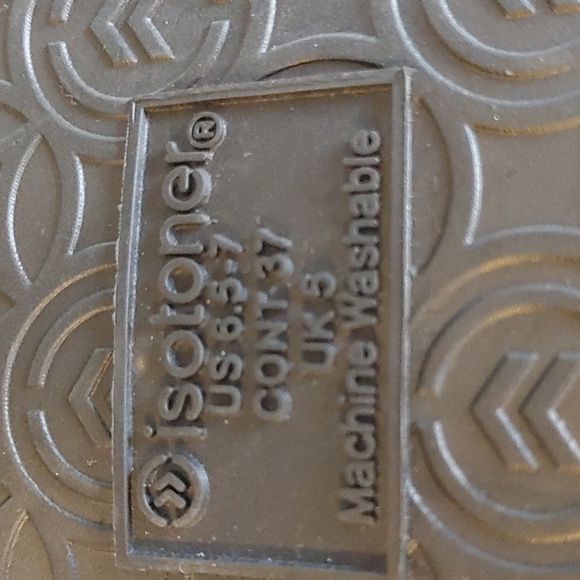 🍁NWT WOMEN'S ISOTONER FAUX SUEDE/SHERPA SLIPPERS - Picture 5 of 5